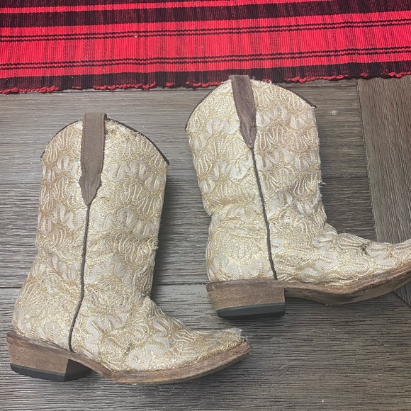 Tanner Mark Other - TANNER MARK Gold Glitter
Cowboy Western Boots Sz 12